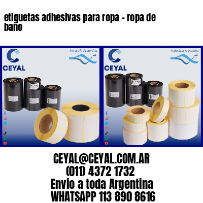 etiquetas adhesivas para ropa - ropa de baño