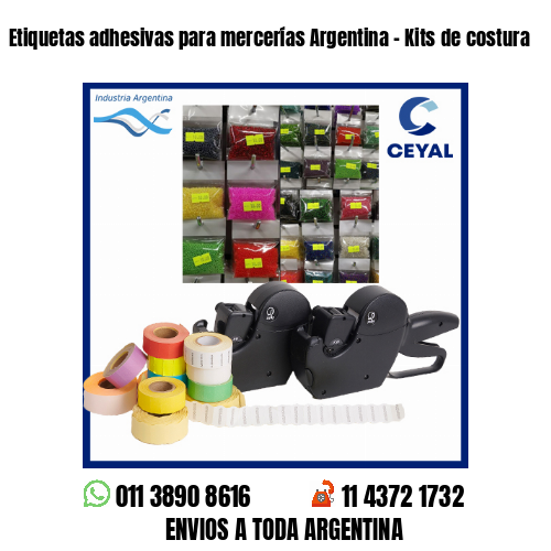 Etiquetas adhesivas para mercerías Argentina - Kits de costura