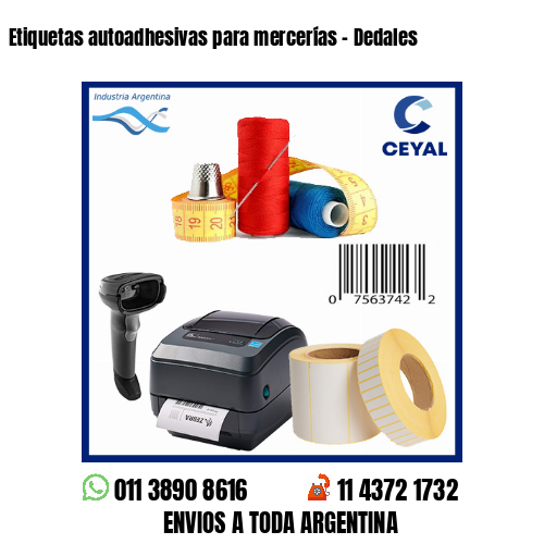 Etiquetas autoadhesivas para mercerías – Dedales