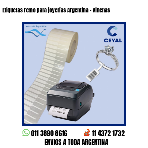 Etiquetas remo para joyerías Argentina – vinchas