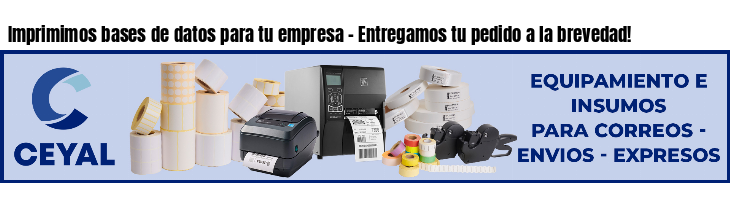 Imprimimos bases de datos para tu empresa - Entregamos tu pedido a la brevedad!