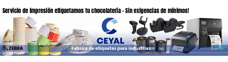 Servicio de impresión etiquetamos tu chocolatería - Sin exigencias de mínimos!