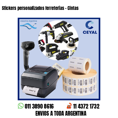 Stickers personalizados ferreterías – Cintas