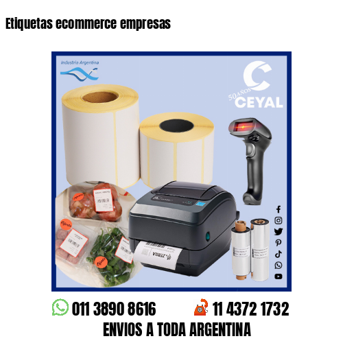 Etiquetas ecommerce empresas 