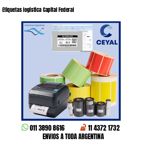 Etiquetas logistica Capital Federal