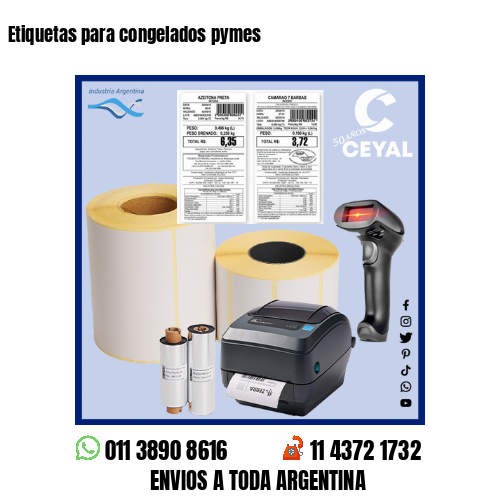 Etiquetas para congelados pymes 