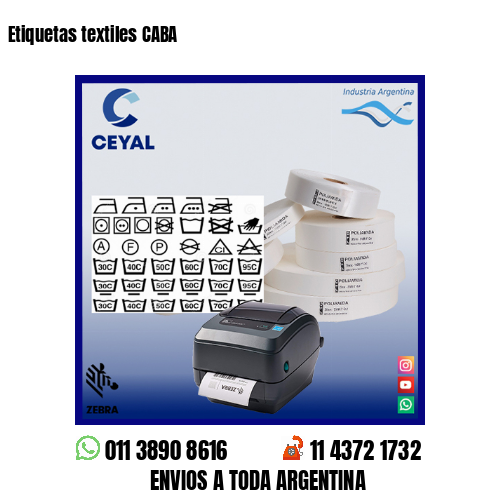 Etiquetas textiles CABA