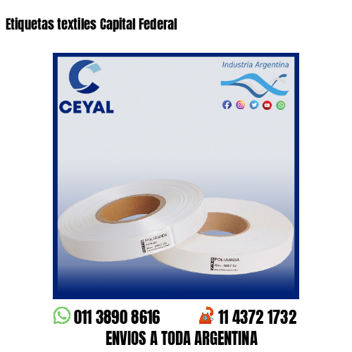 Etiquetas textiles Capital Federal