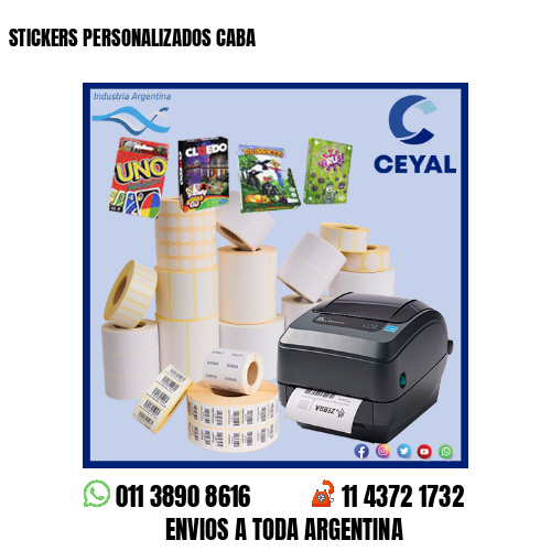 STICKERS PERSONALIZADOS CABA