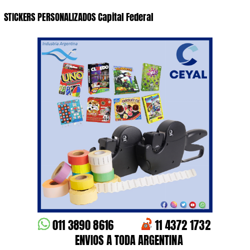 STICKERS PERSONALIZADOS Capital Federal