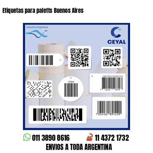 Etiquetas para paletts Buenos Aires