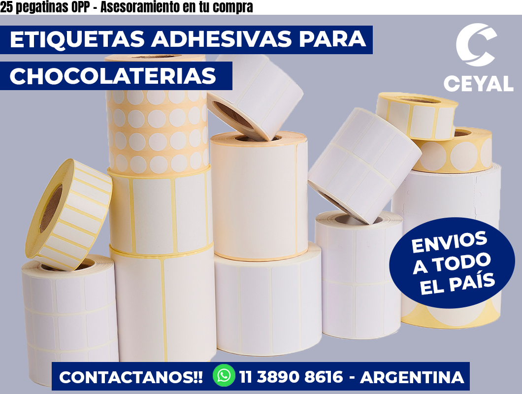 25 pegatinas OPP – Asesoramiento en tu compra