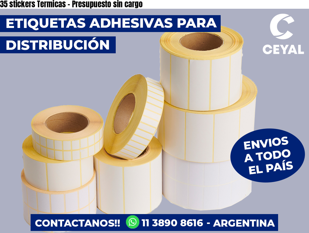 35 stickers Termicas – Presupuesto sin cargo