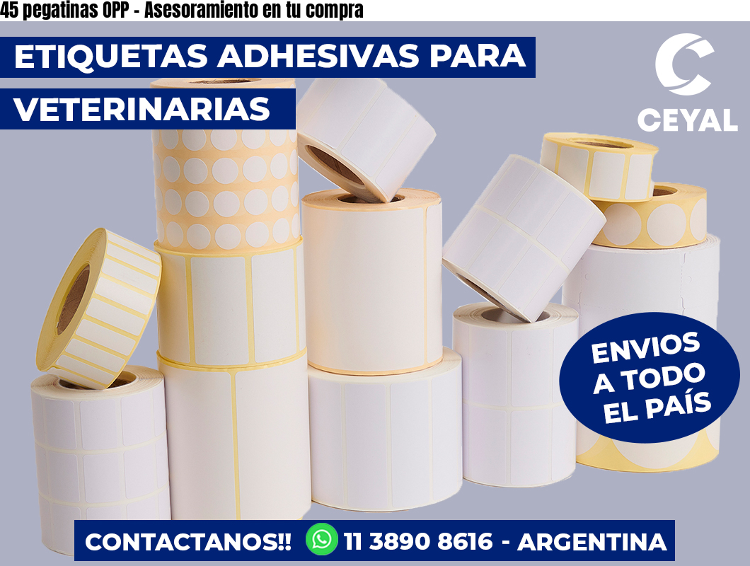 45 pegatinas OPP – Asesoramiento en tu compra