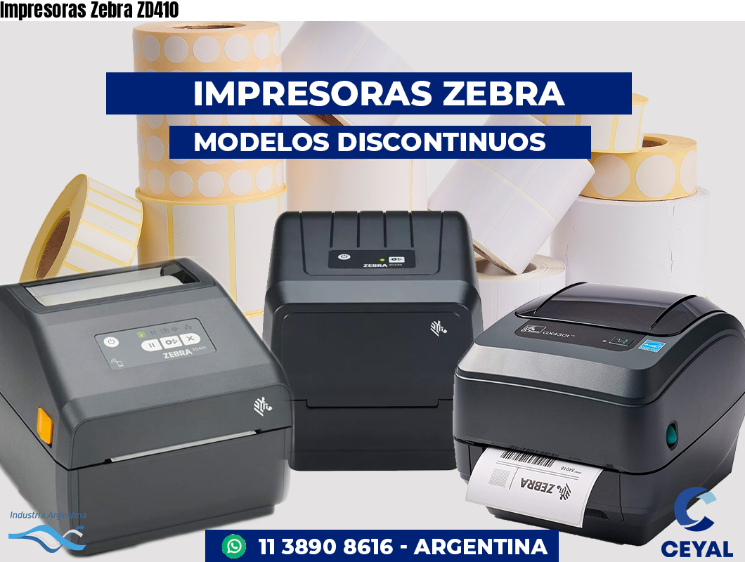 Impresoras Zebra ZD410