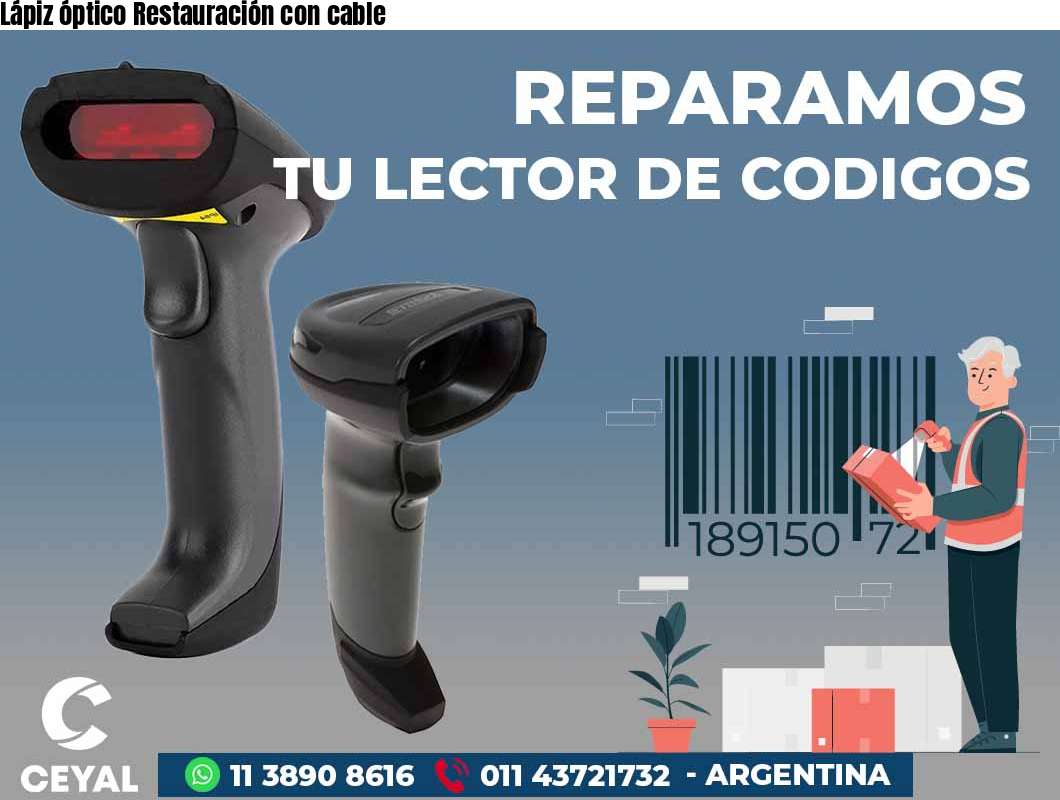 Lápiz óptico Restauración con cable