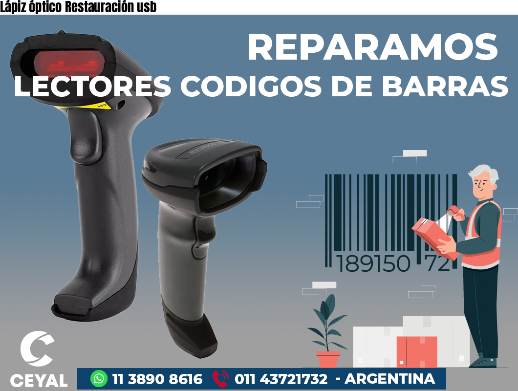 Lápiz óptico Restauración usb