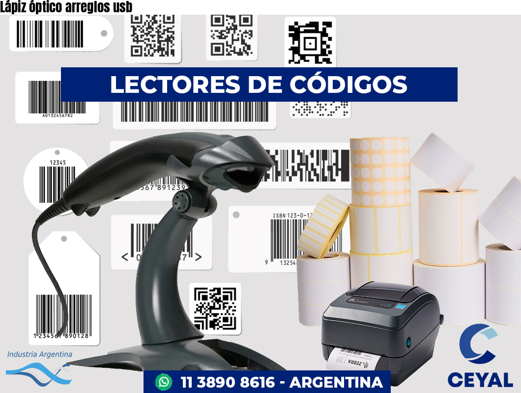 Lápiz óptico arreglos usb