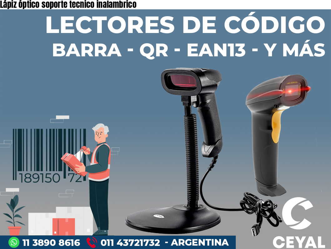 Lápiz óptico soporte tecnico inalambrico