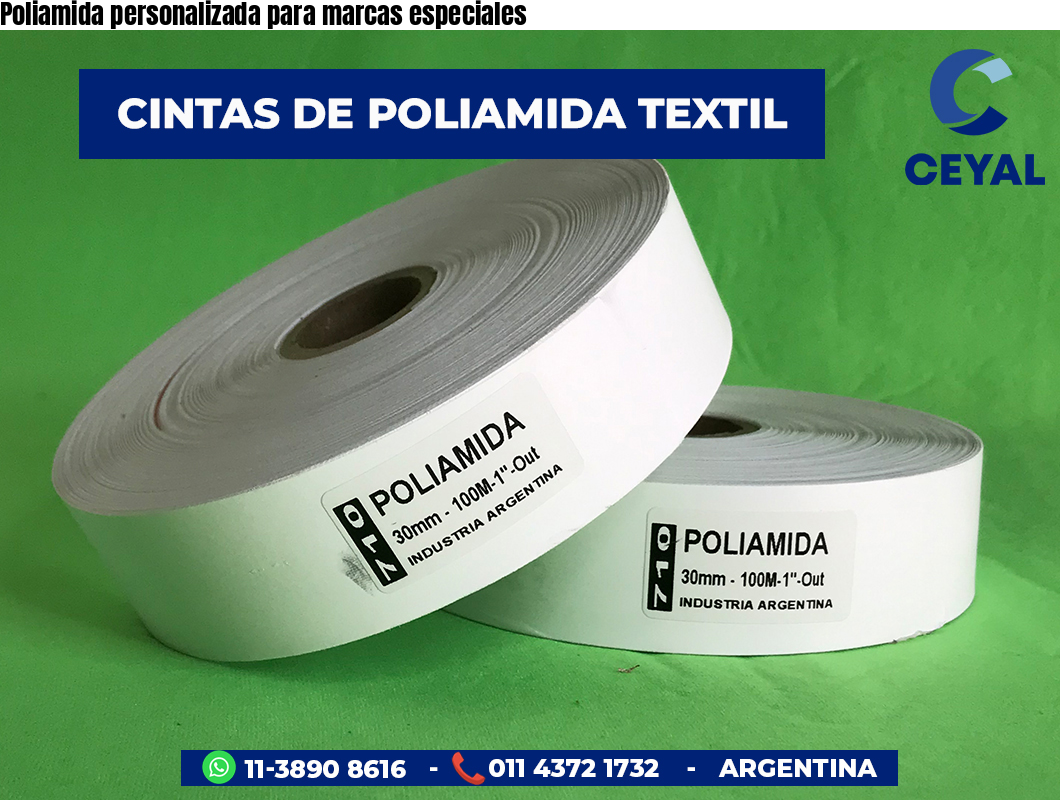 Poliamida personalizada para marcas especiales