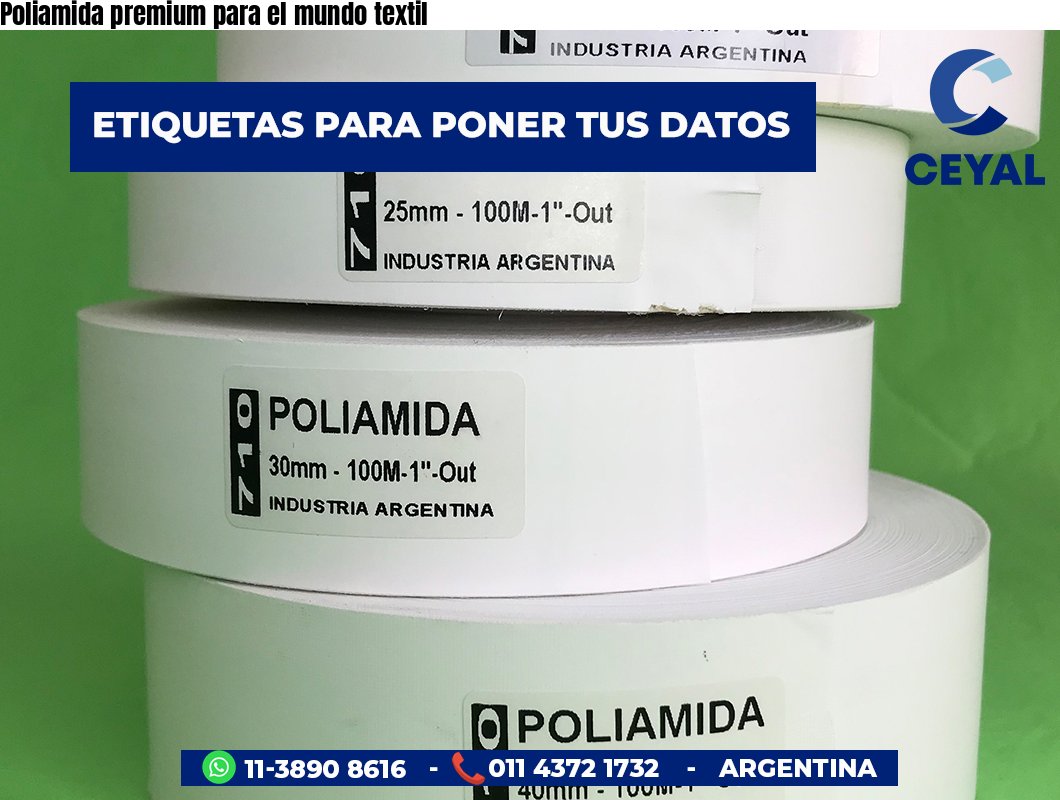 Poliamida premium para el mundo textil