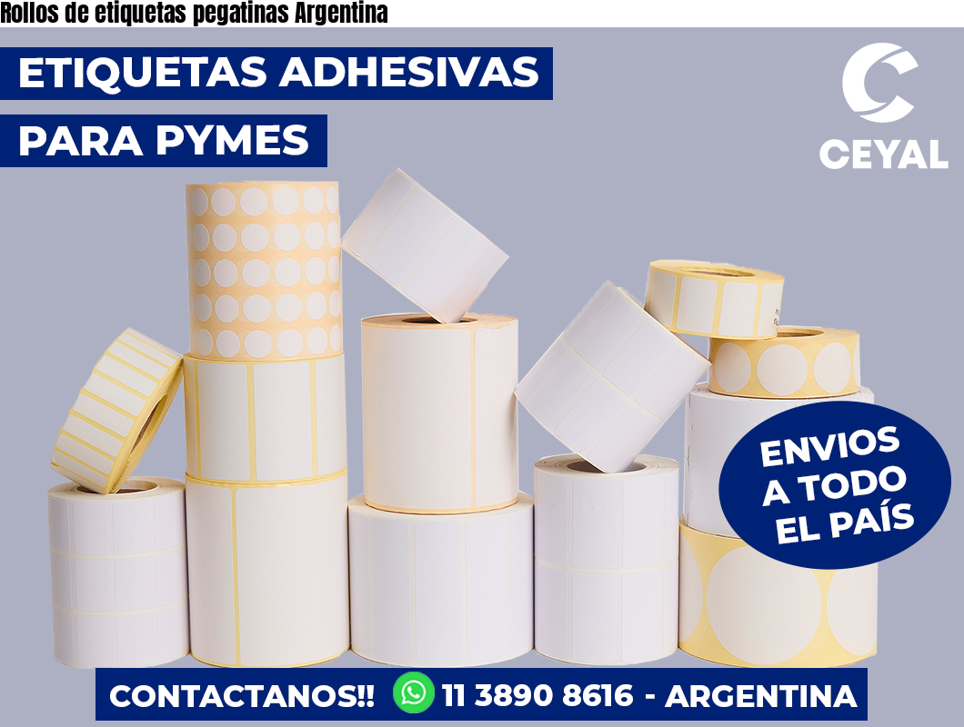 Rollos de etiquetas pegatinas Argentina