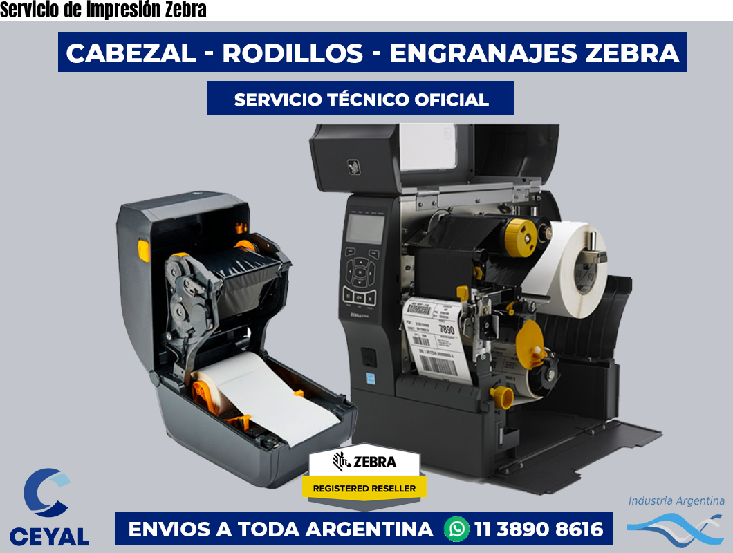 Servicio de impresión Zebra