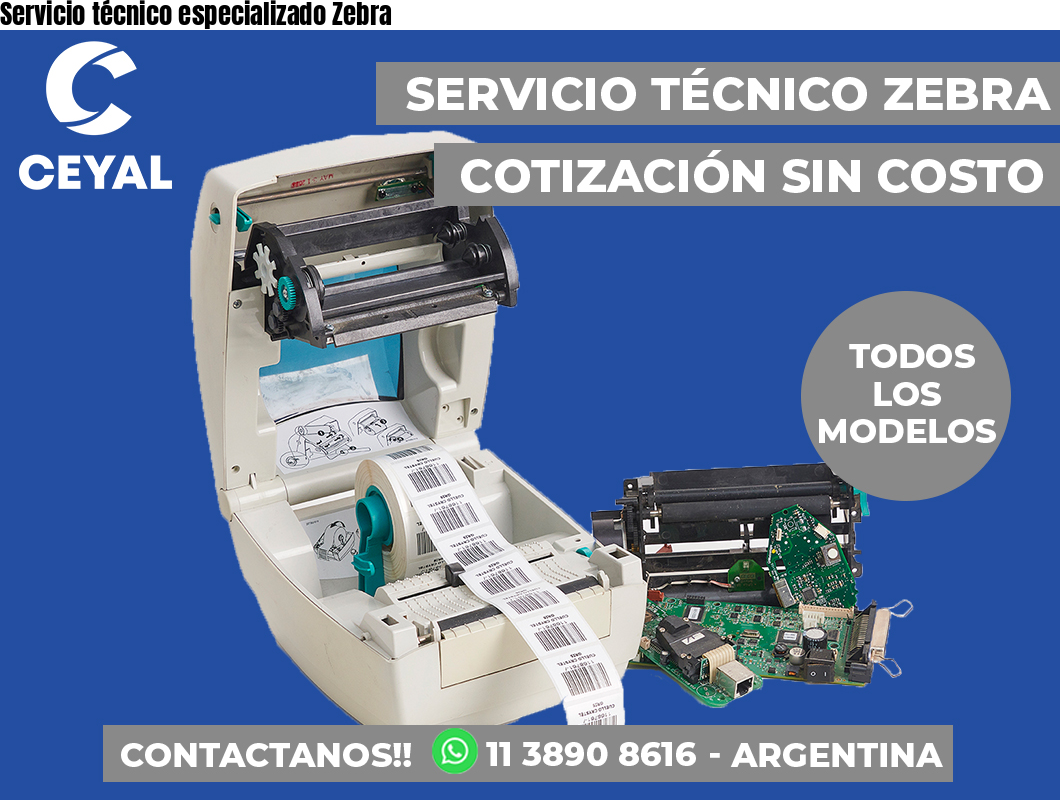 Servicio técnico especializado Zebra