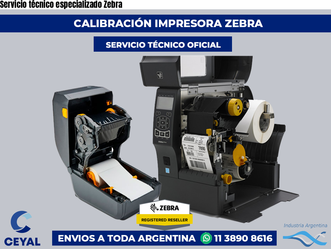 Servicio técnico especializado Zebra