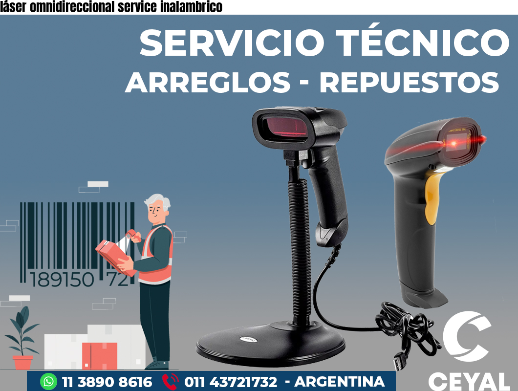 láser omnidireccional service inalambrico