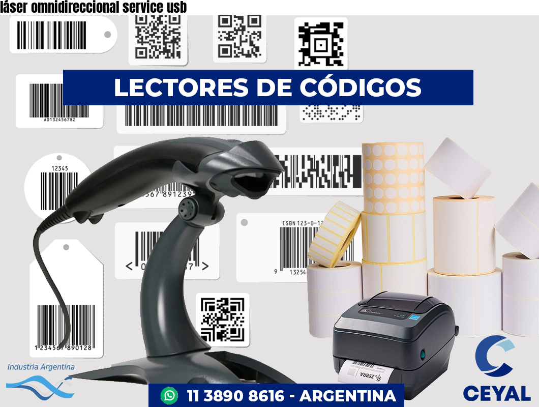 láser omnidireccional service usb