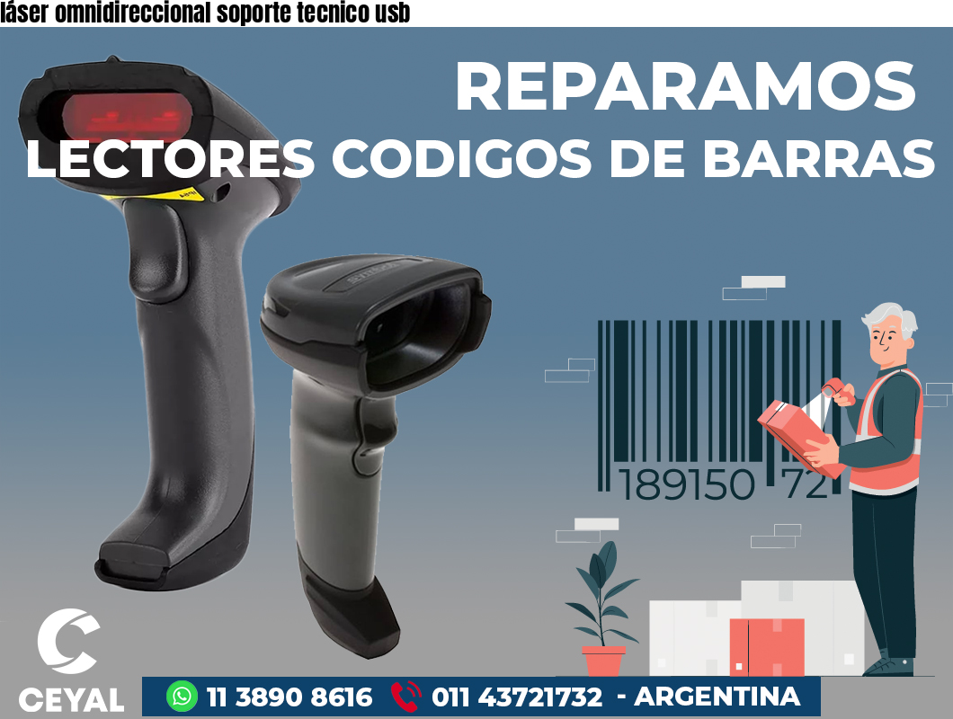 láser omnidireccional soporte tecnico usb