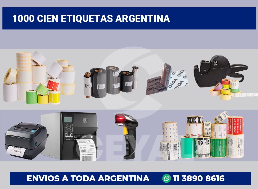 1000 Cien etiquetas argentina