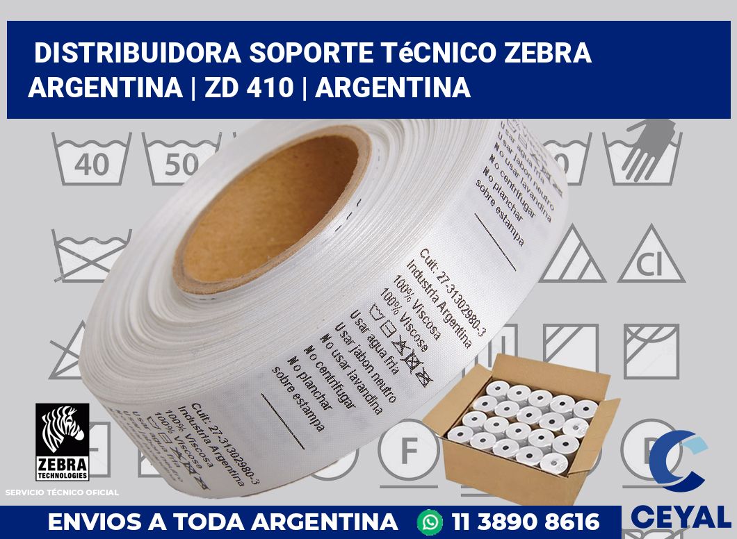 Distribuidora soporte técnico Zebra Argentina | ZD 410 | Argentina