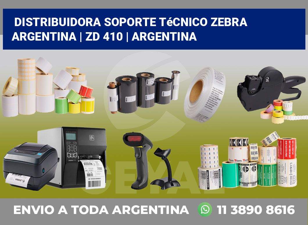 Distribuidora soporte técnico Zebra Argentina | ZD 410 | Argentina