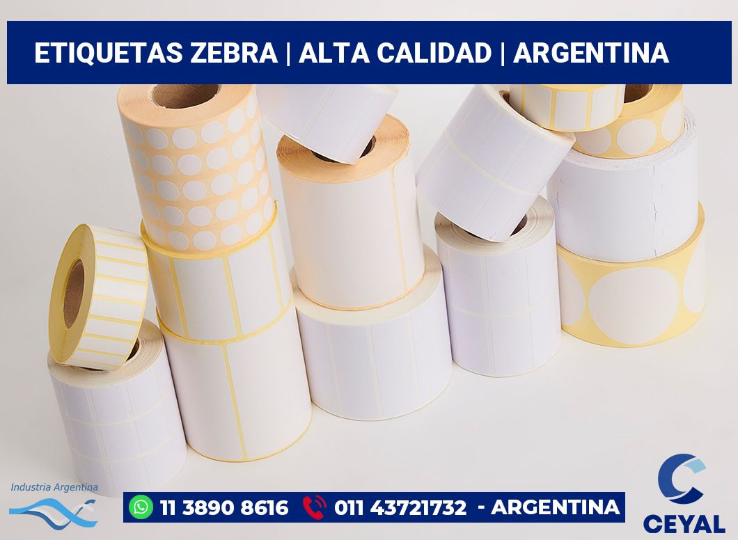 Etiquetas Zebra | Alta calidad | Argentina