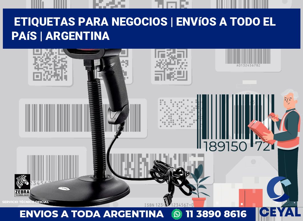 Etiquetas para negocios | Envíos a todo el país | Argentina