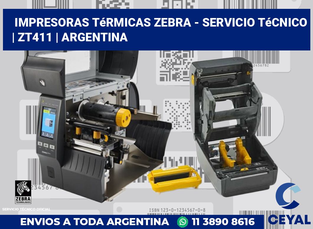 Impresoras térmicas Zebra - servicio técnico | ZT411 | Argentina