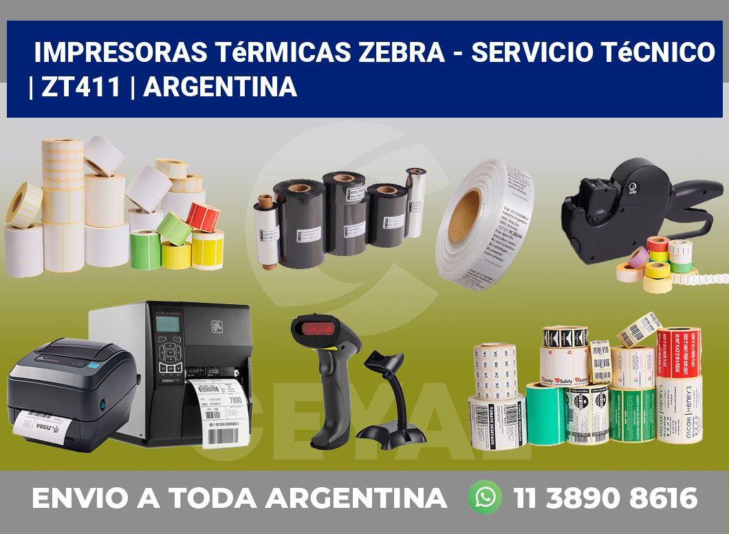 Impresoras térmicas Zebra – servicio técnico | ZT411 | Argentina