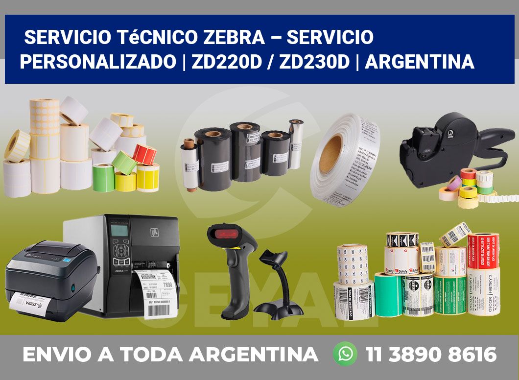 Servicio técnico Zebra – servicio personalizado | ZD220d / ZD230d | Argentina