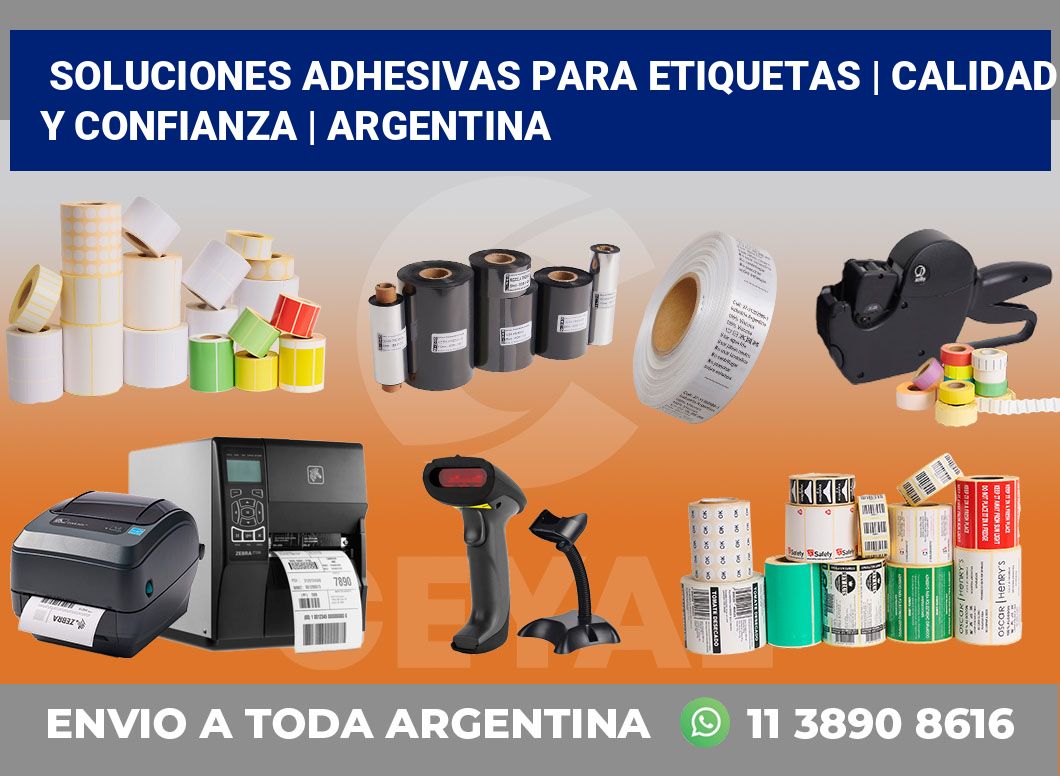 Soluciones adhesivas para etiquetas | Calidad y confianza | Argentina