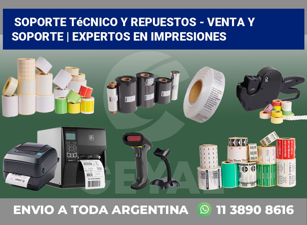 Soporte Técnico y Repuestos – Venta y soporte | Expertos en impresiones