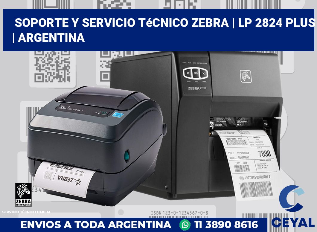 Soporte y servicio técnico Zebra | LP 2824 Plus | Argentina