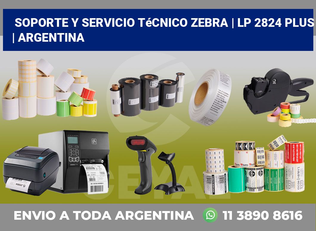 Soporte y servicio técnico Zebra | LP 2824 Plus | Argentina