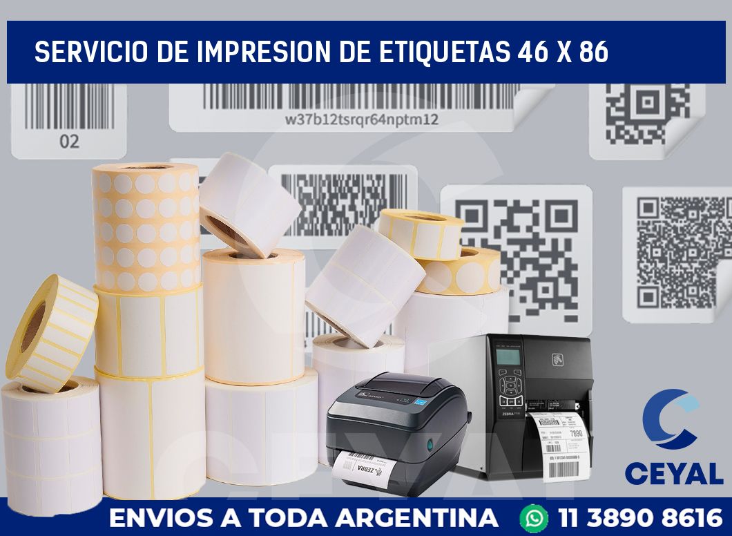 servicio de impresion de etiquetas 46 x 86