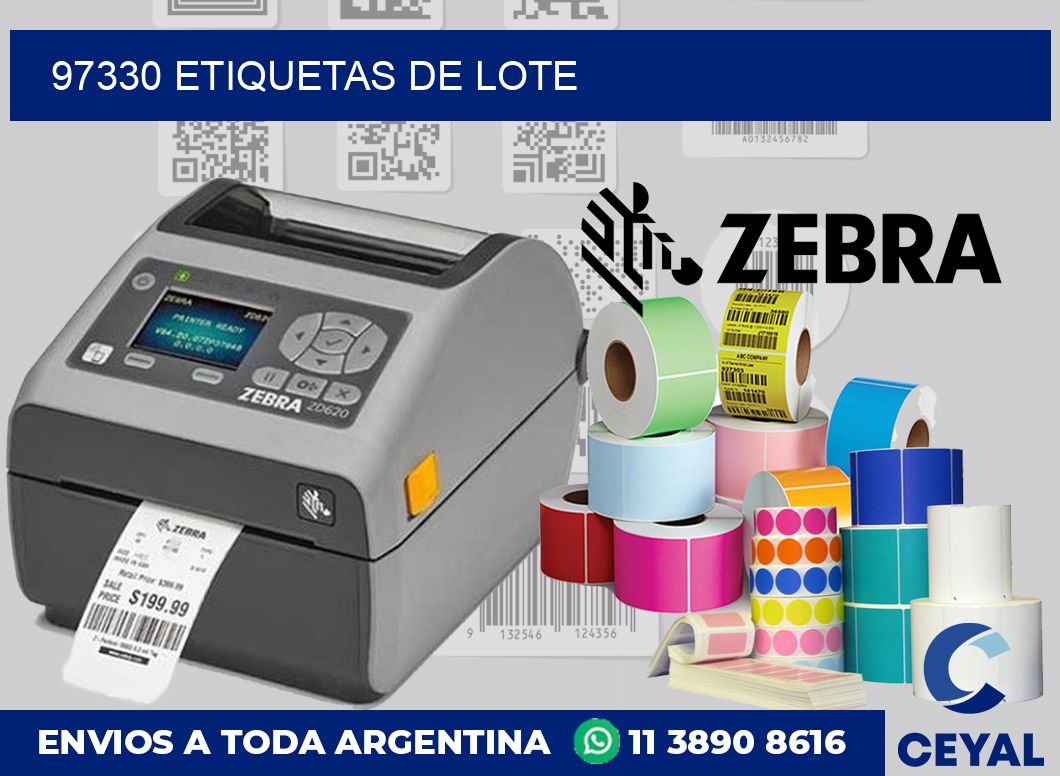 97330 Etiquetas de lote