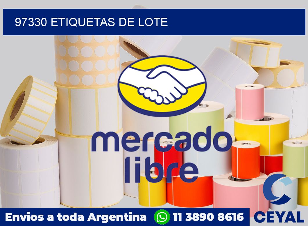 97330 Etiquetas de lote