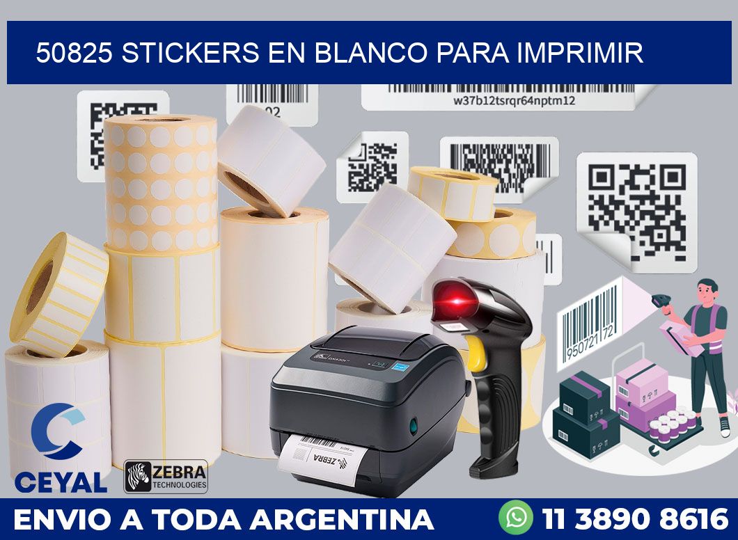 50825 STICKERS EN BLANCO PARA IMPRIMIR