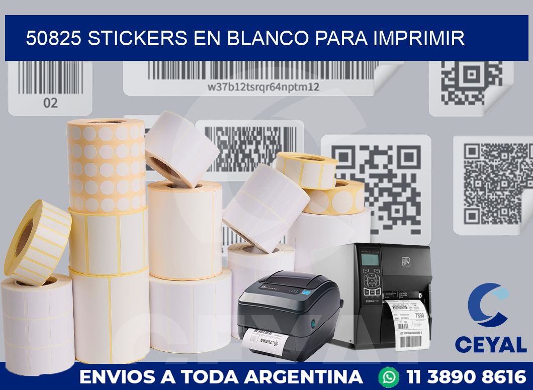 50825 STICKERS EN BLANCO PARA IMPRIMIR