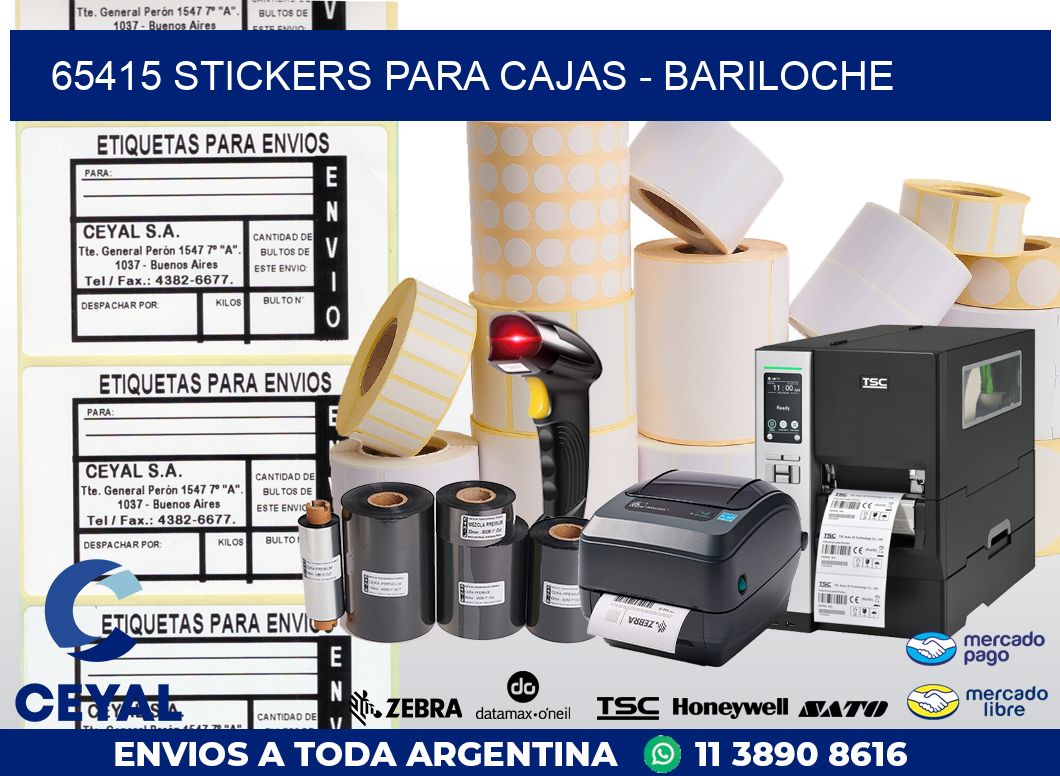 65415 STICKERS PARA CAJAS - BARILOCHE